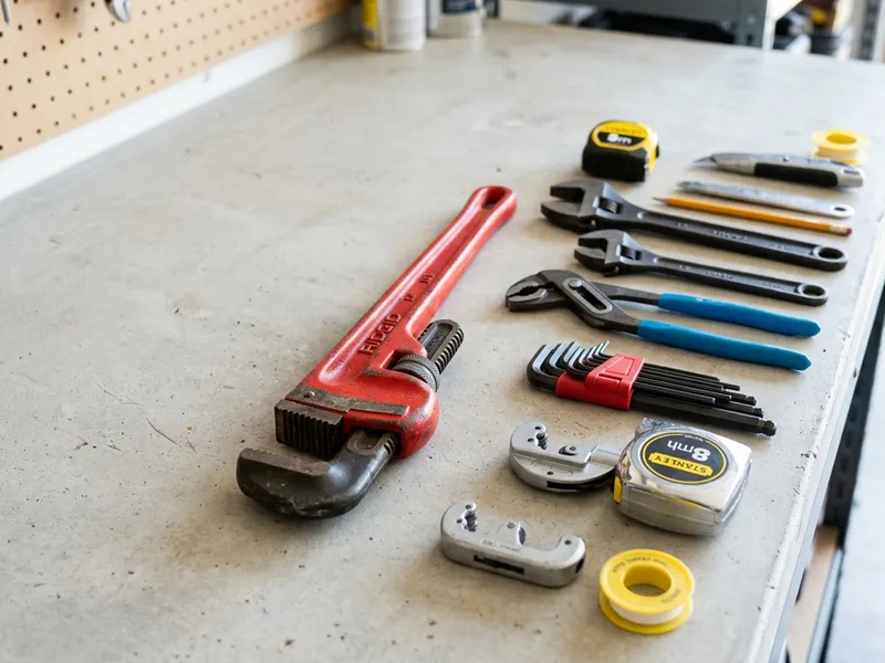 Professional plumbers in Slaughterville, OK equipped with top-tier tools for residential and commercial plumbing services.